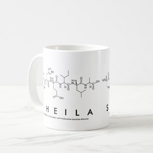 Tasse des Sheila-Peptids (Vorderseite Links)
