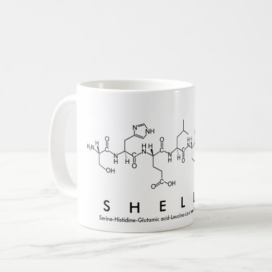 Tasse des Shellie Peptids (Vorderseite Links)