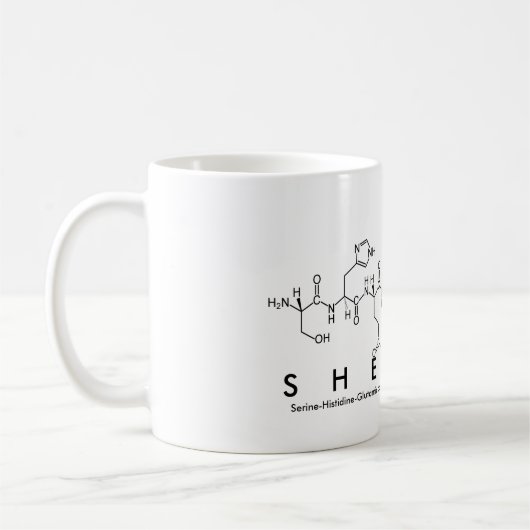 Tasse des Sherlyn-Peptids (Links)