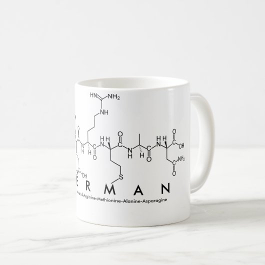 Tasse des Sherman-Peptids (VorderseiteRechts)