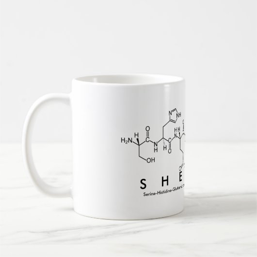 Tasse des Sherman-Peptids (Links)