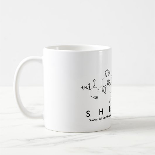 Tasse des Sheryll-Peptids (Links)