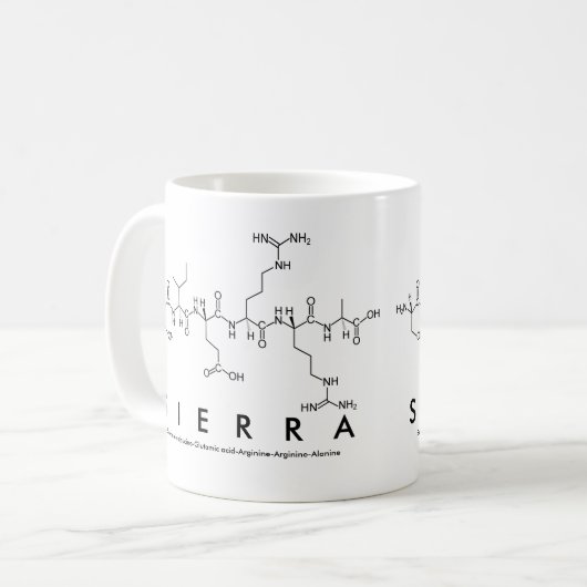 Tasse des Sierra Peptids (Vorderseite Links)