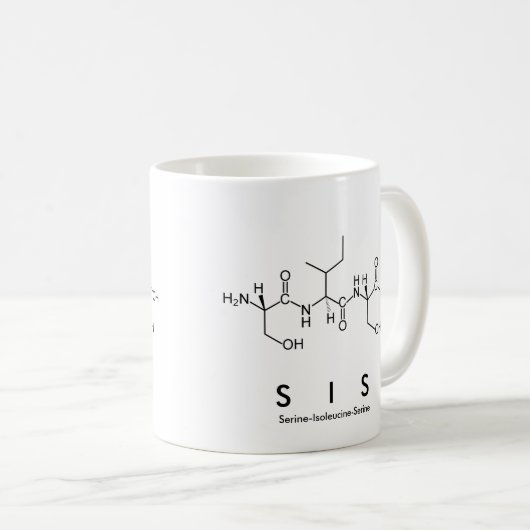 Tasse des Sis-Peptids (VorderseiteRechts)