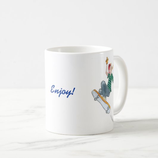 Tasse des Skateboardens (VorderseiteRechts)