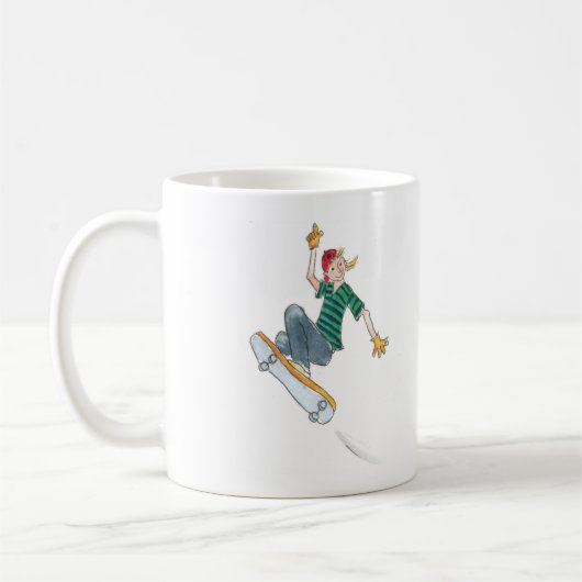 Tasse des Skateboardens (Links)