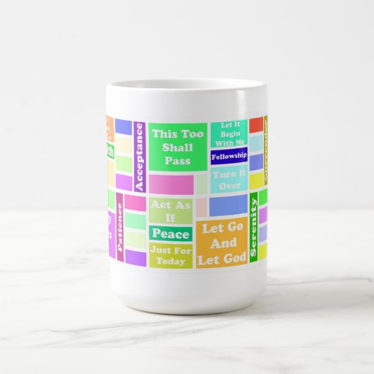 Tasse des Slogan-12-Step (Mittel)