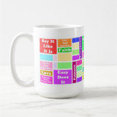 Tasse des Slogan-12-Step (Links)