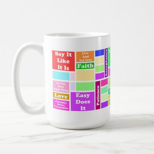 Tasse des Slogan-12-Step (Links)