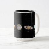 Tasse des Sonnensystems für Schwarze Galaxie (VorderseiteRechts)