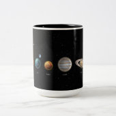 Tasse des Sonnensystems für Schwarze Galaxie (Mittel)
