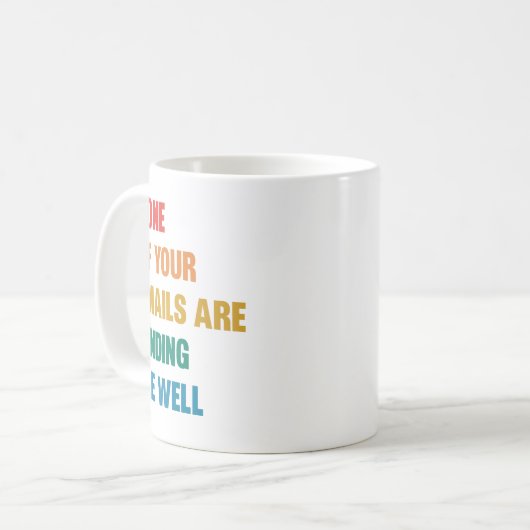 Tasse des sonnigen Büros, Geschenk des Chefs, Tass (Vorderseite Links)