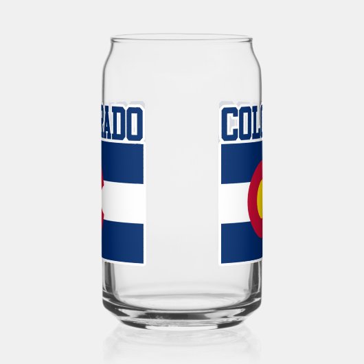 Tasse des Staates Colorado Dosenglas (Links)