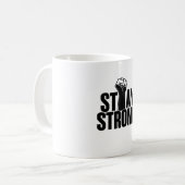 Tasse des starken Faust-Symbols bleibe (Vorderseite Links)
