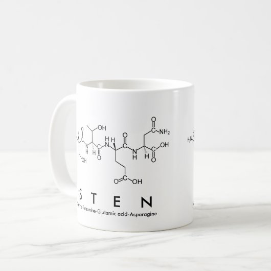 Tasse des Sten-Peptids (Vorderseite Links)