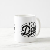 Tasse des Sternen Vaters - Geschenk des Schwarzen (VorderseiteRechts)