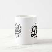 Tasse des Sternen Vaters - Geschenk des Schwarzen (Mittel)