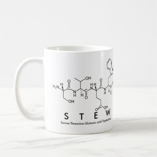 Tasse des Stew-Peptids (Links)