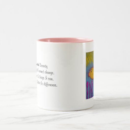 Tasse des Stille-Gebet mit Betafisch (Mittel)