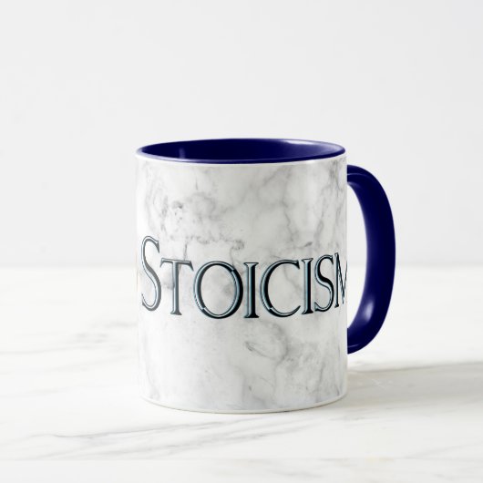 Tasse des Stoikismus mit gerahmtem Speicher (VorderseiteRechts)