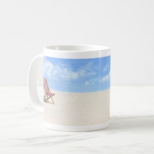 Tasse des Strandes von Just Dahl (Vorderseite Links)