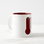 Tasse des Stresthermometers (Vorderseite Links)