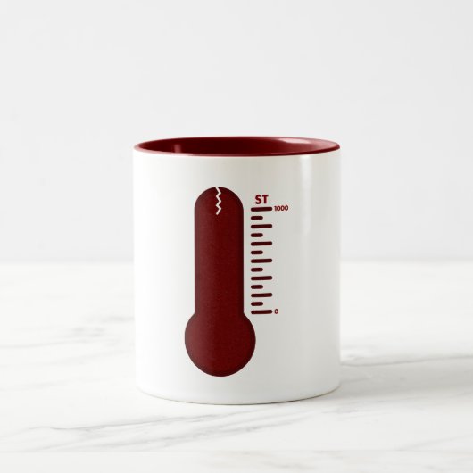 Tasse des Stresthermometers (Mittel)