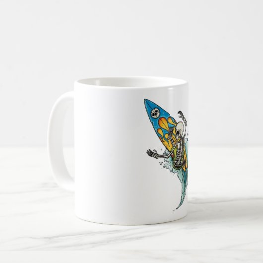 Tasse des Surfens (Vorderseite Links)