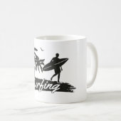 Tasse des Surfens (VorderseiteRechts)