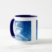 Tasse des Swan See-Ballett-2-Sided (Vorderseite Links)