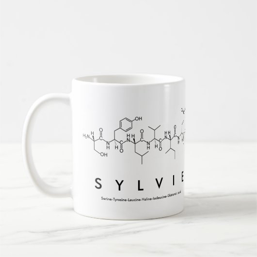 Tasse des Sylvie-Peptids (Links)