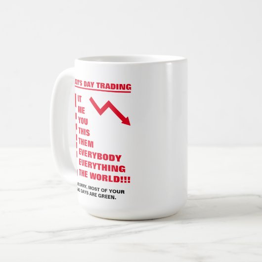 Tasse des täglichen Handels (Vorderseite Links)