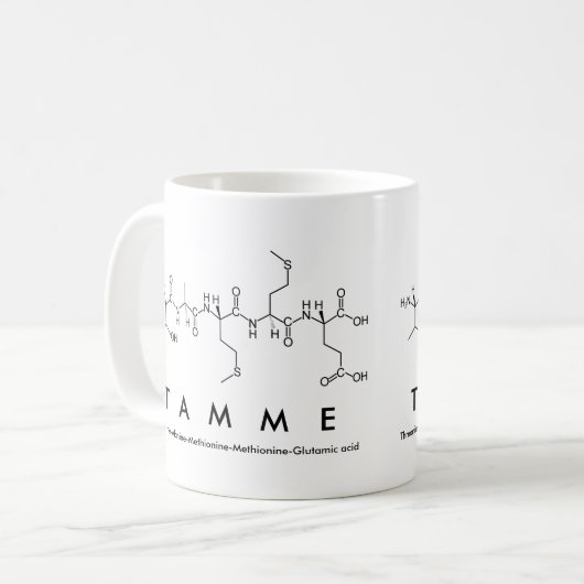 Tasse des Tamme-Peptids (Vorderseite Links)
