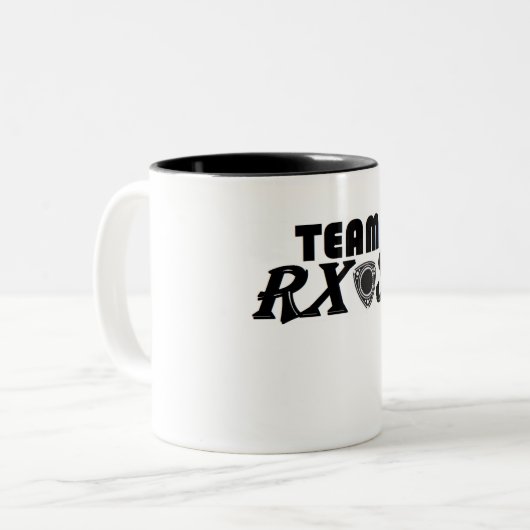 Tasse des Team-Rx3 (Vorderseite Links)