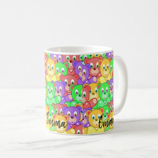 Tasse des Teddy Bären (VorderseiteRechts)