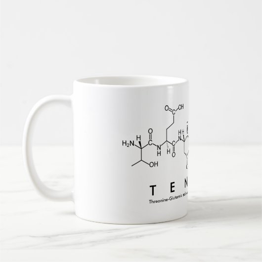 Tasse des Tenisha-Peptids (Links)
