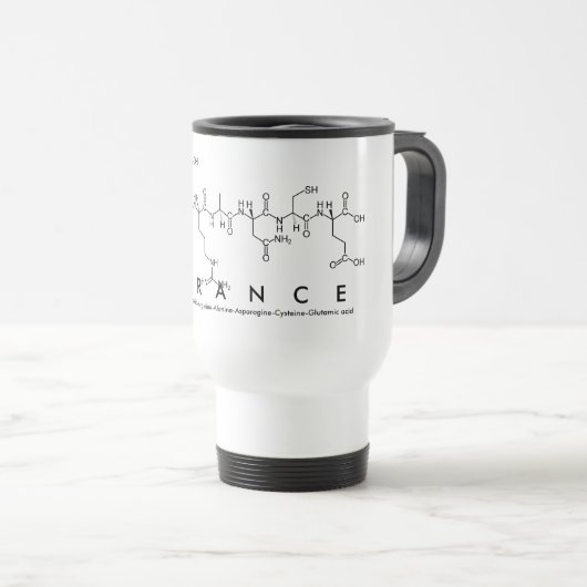 Tasse des Terance Peptids (VorderseiteRechts)