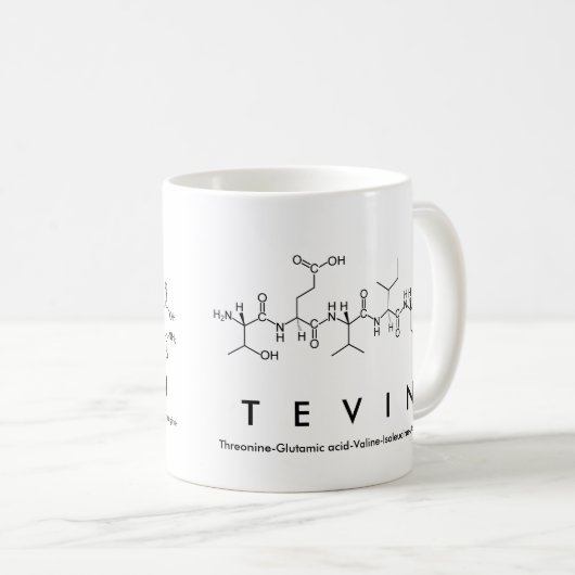Tasse des Tevin-Peptids (VorderseiteRechts)