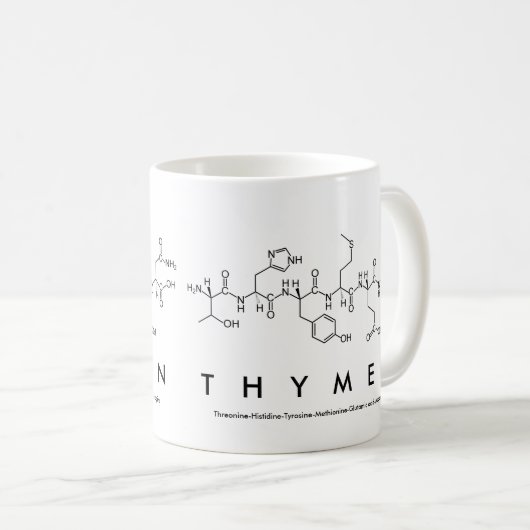 Tasse des Thymen-Peptids (VorderseiteRechts)