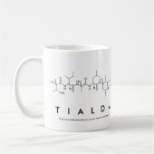 Tasse des Tialda-Peptids (Links)