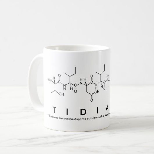 Tasse des Tidiane-Peptids (Vorderseite Links)
