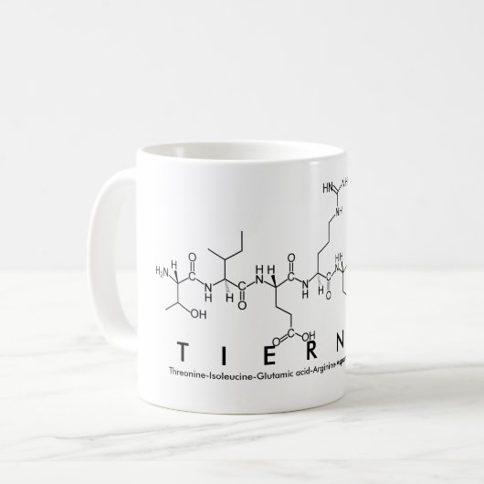 Tasse des Tiernan-Peptids (Vorderseite Links)