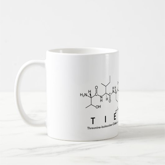 Tasse des Tiernan-Peptids (Links)
