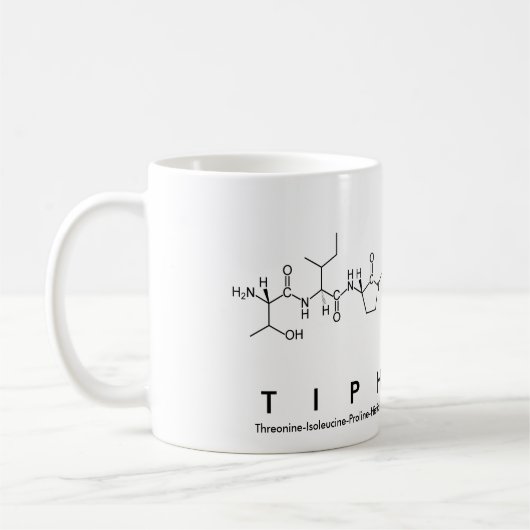Tasse des Tiphaine-Peptids (Links)