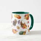 Tasse des traditionellen Erntedanks (VorderseiteRechts)