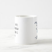 Tasse des Traumkaffees (Blue Girl) (Mittel)