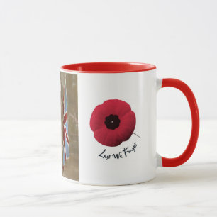 Tasse des Tribut-WW1. Wir erinnern uns an sie