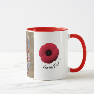 Tasse des Tribut-WW1. Wir erinnern uns an sie