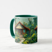 Tasse des tropischen Strandes (Vorderseite Links)