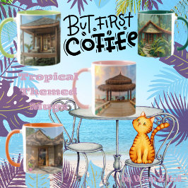 Tasse des tropischen Strandes